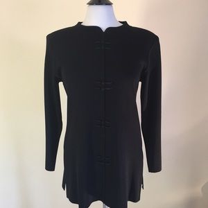 Misook black knit  3pc jacket, skirt & pant.⛩